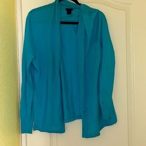 Teal cardigan